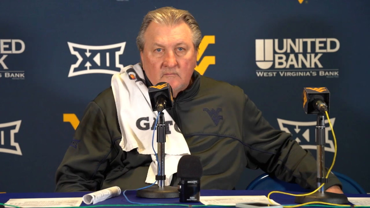 WATCH: Bob Huggins Baylor Postgame Sports Illustrated West Virginia