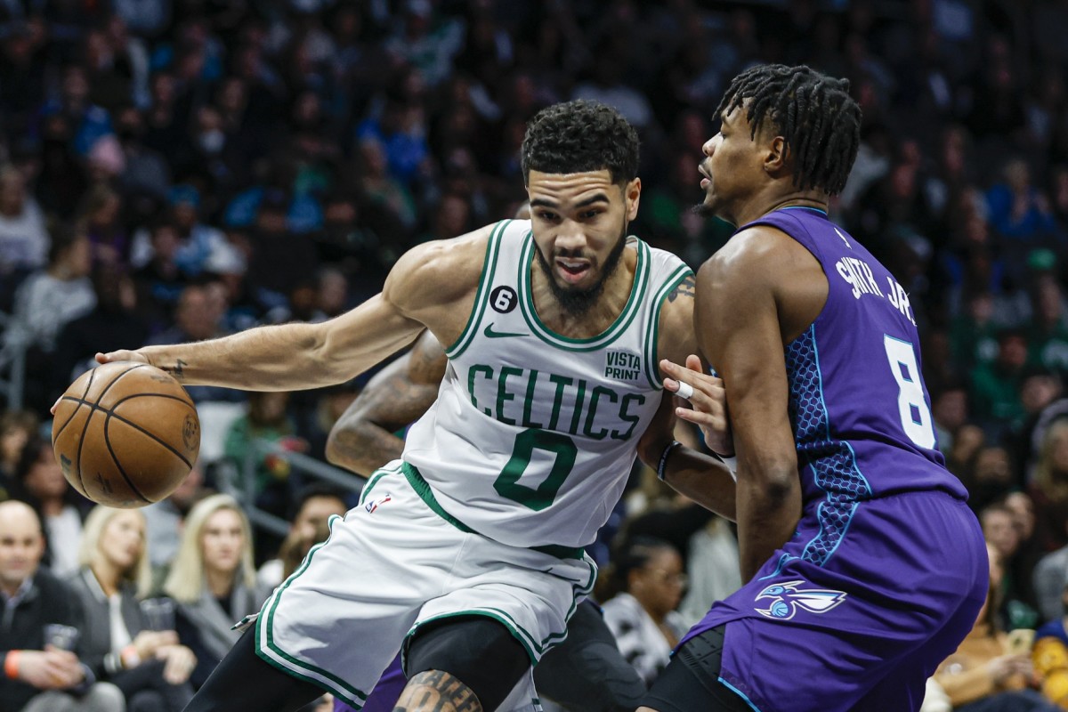 Tatum, Celtics Overcome Slow Start to Down Hornets