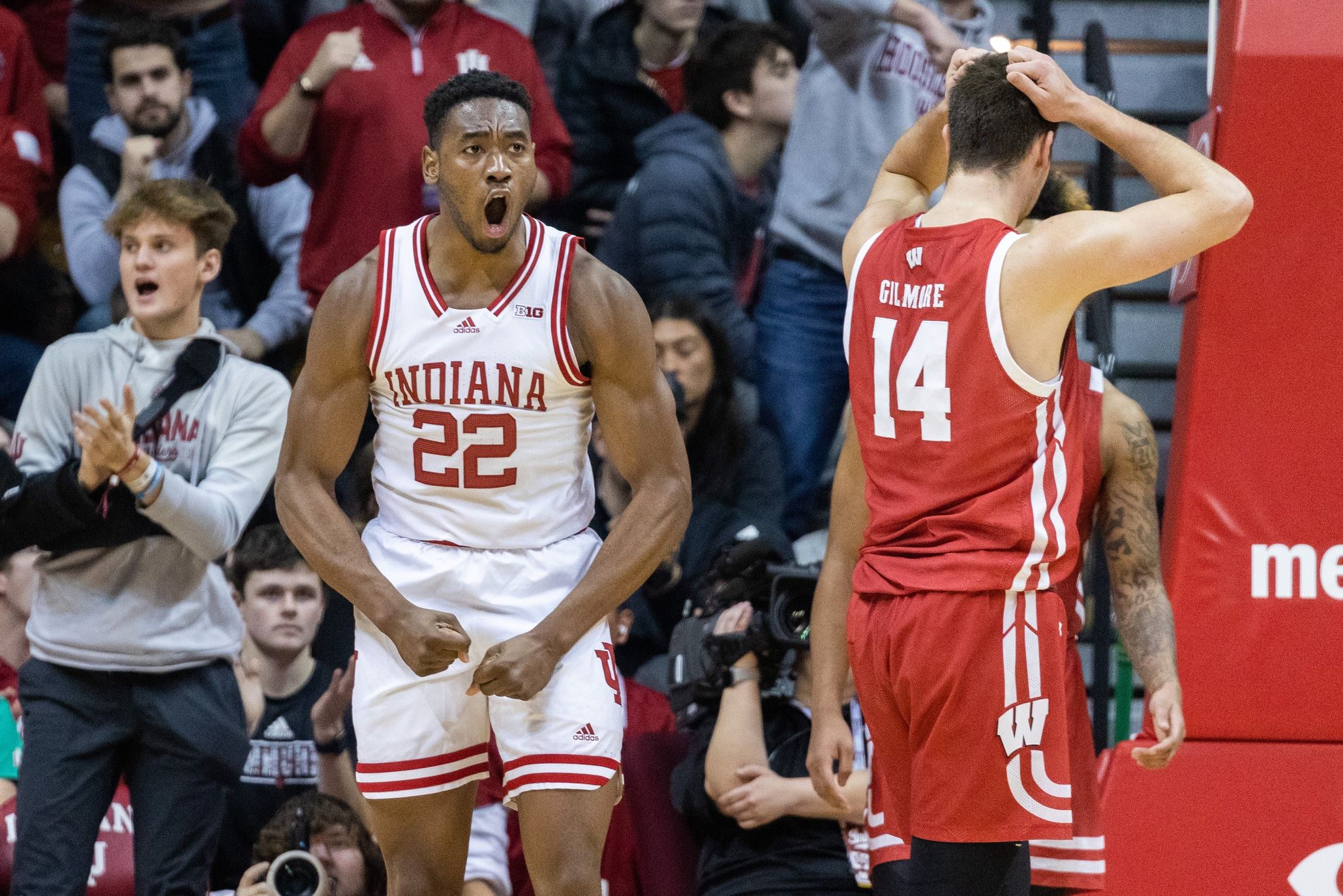 Worry-Free Jordan Geronimo Answers Challenge Against Wisconsin - Vimarsana News