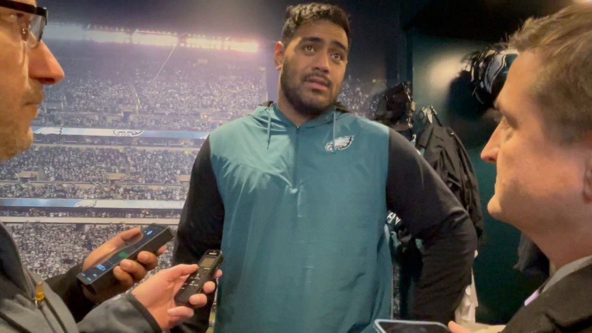 Eagles New Bodyguard Jordan Mailata Responds to Bounty, Lane Johnson Injury - Vimarsana News