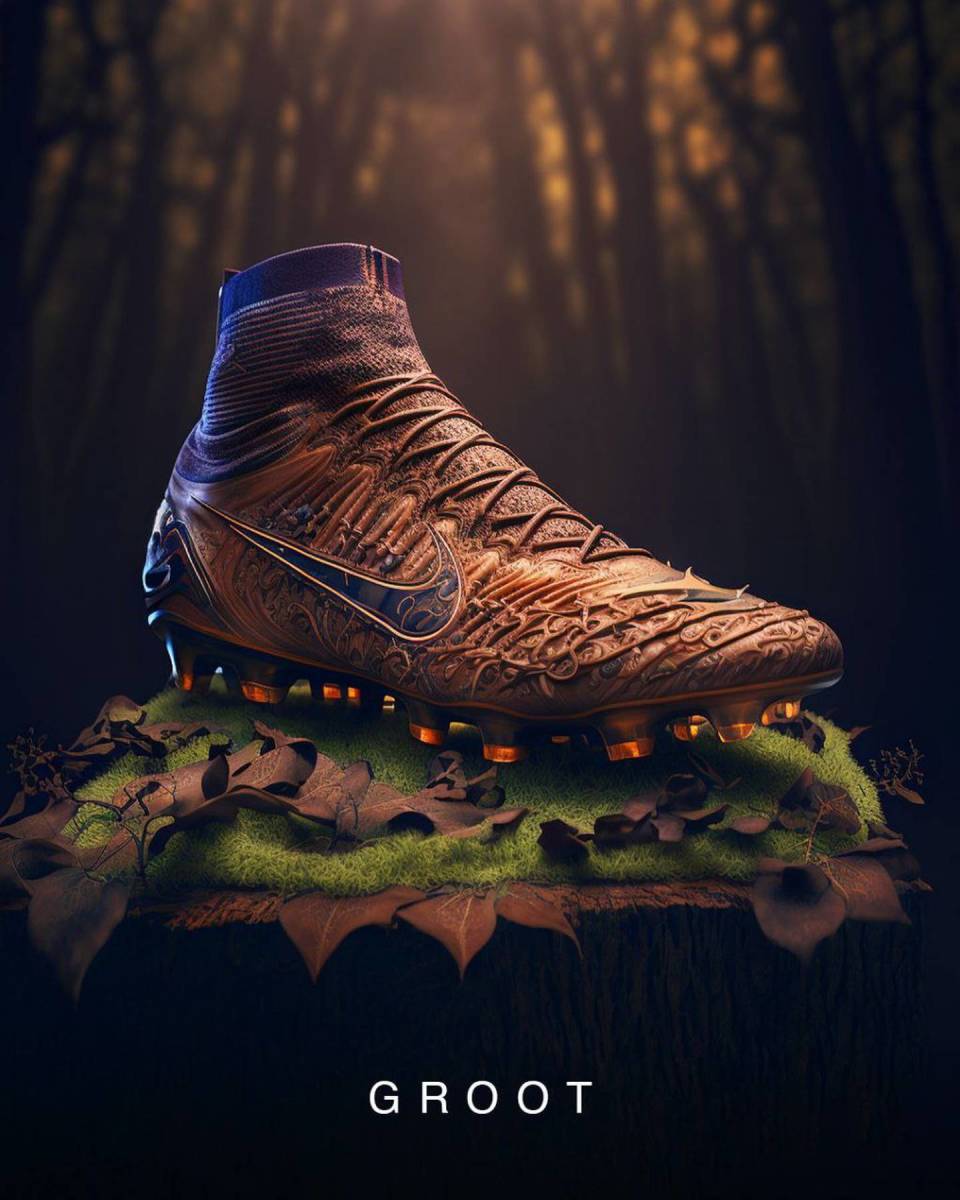 ¡Cool! Inteligencia Artificial crea zapatos de futbol entre Nike y Marvel