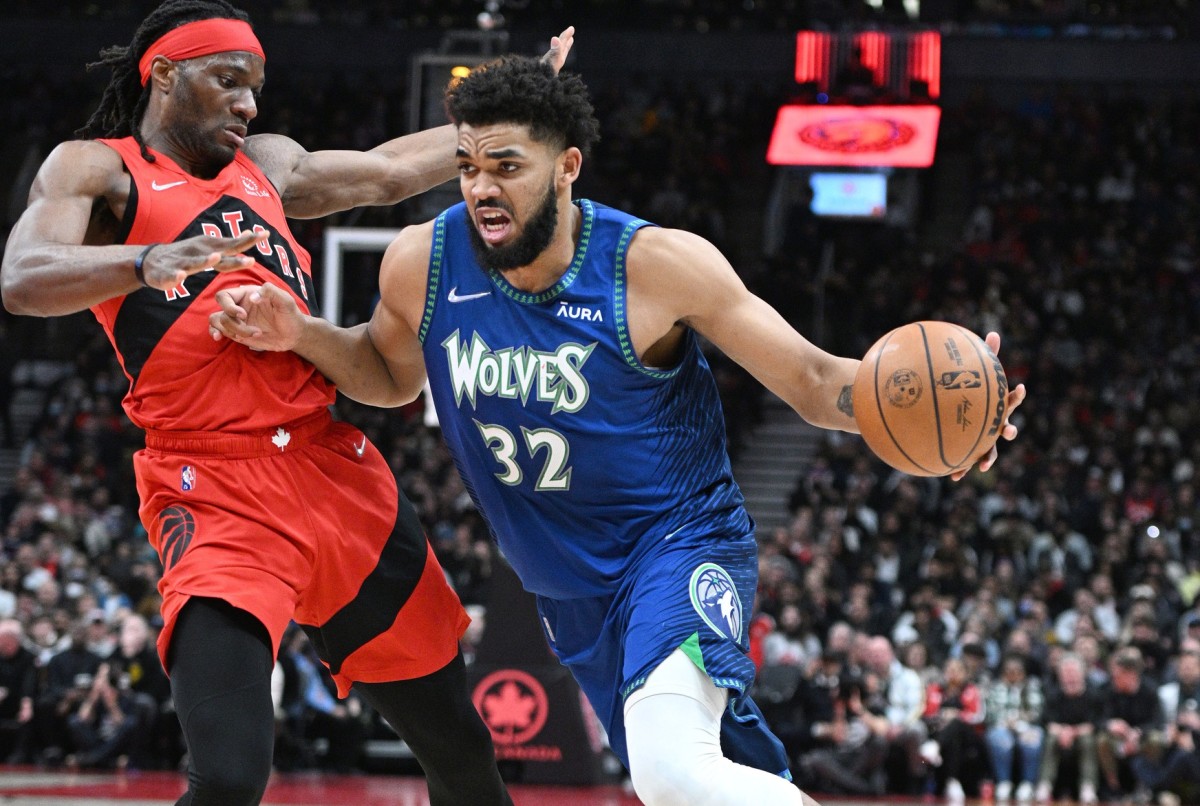 Towns Out for Wolves Gobert, Edwards Questionable vs Raptors - Sports ...