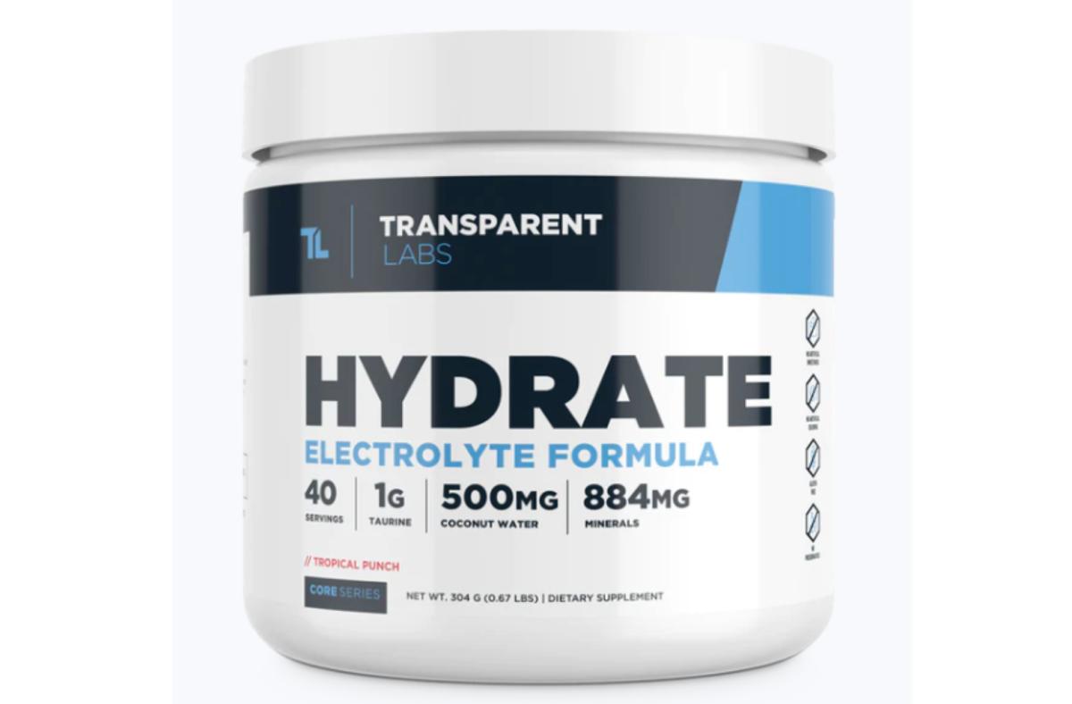Transparent labs Hydrate  Electrolyte foormula