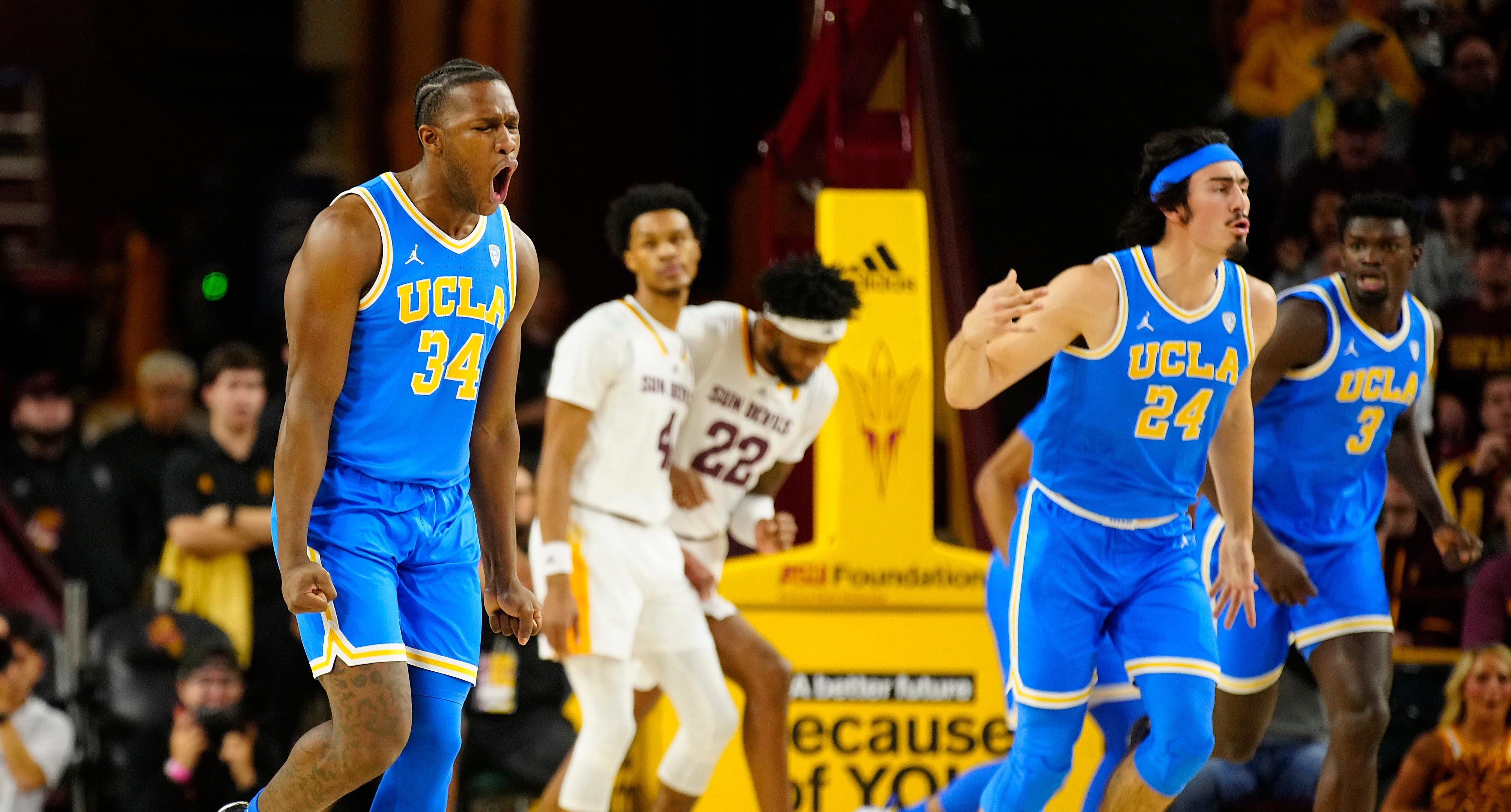 UCLA Men's Basketball Closes Out Big Road Win Over Arizona State