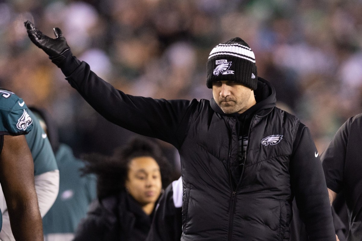 Eagles coach Nick Sirianni leads Philadelphia into its first NFC championship game since 2017.