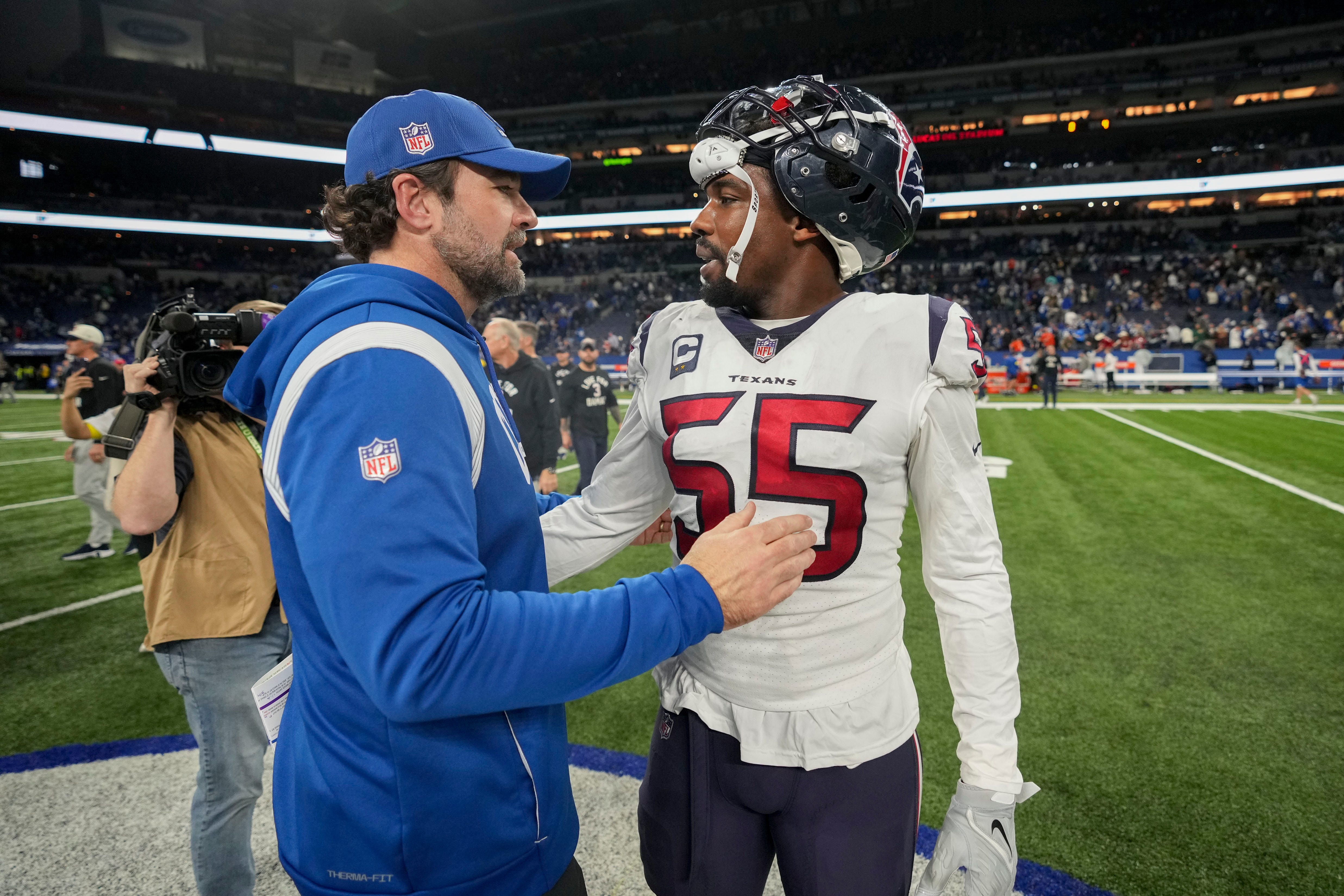 Houston Texans and DE Jerry Hughes 'Excited' To Follow Head Coaching