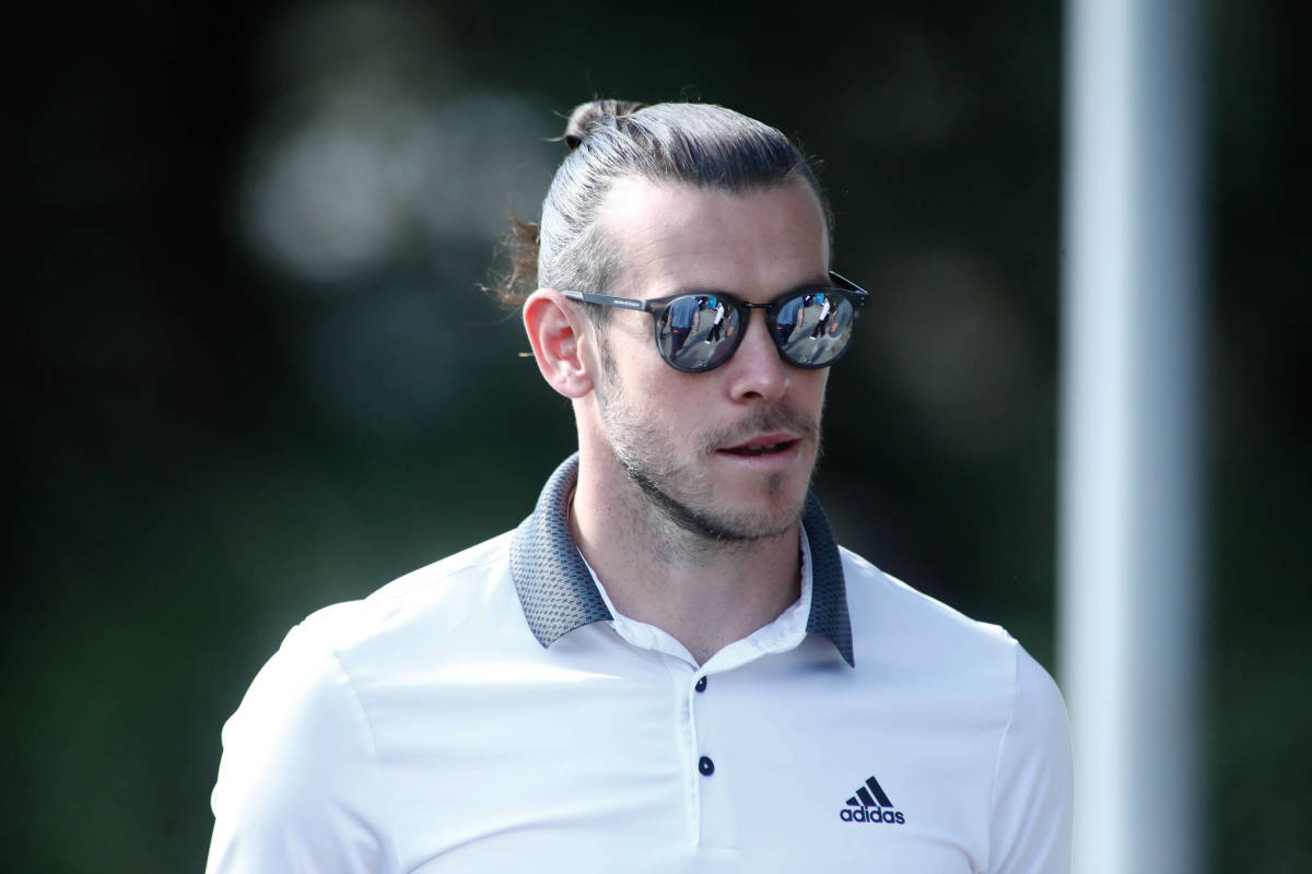 Gareth Bale pictured at a golf event in Spain in 2021