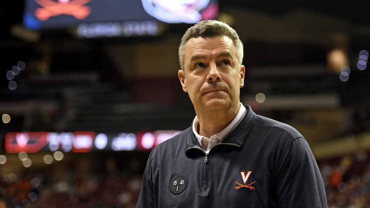 Virginia Cavaliers head coach Tony Bennett before the game against the Florida State Seminoles at Donald L. Tucker Center.