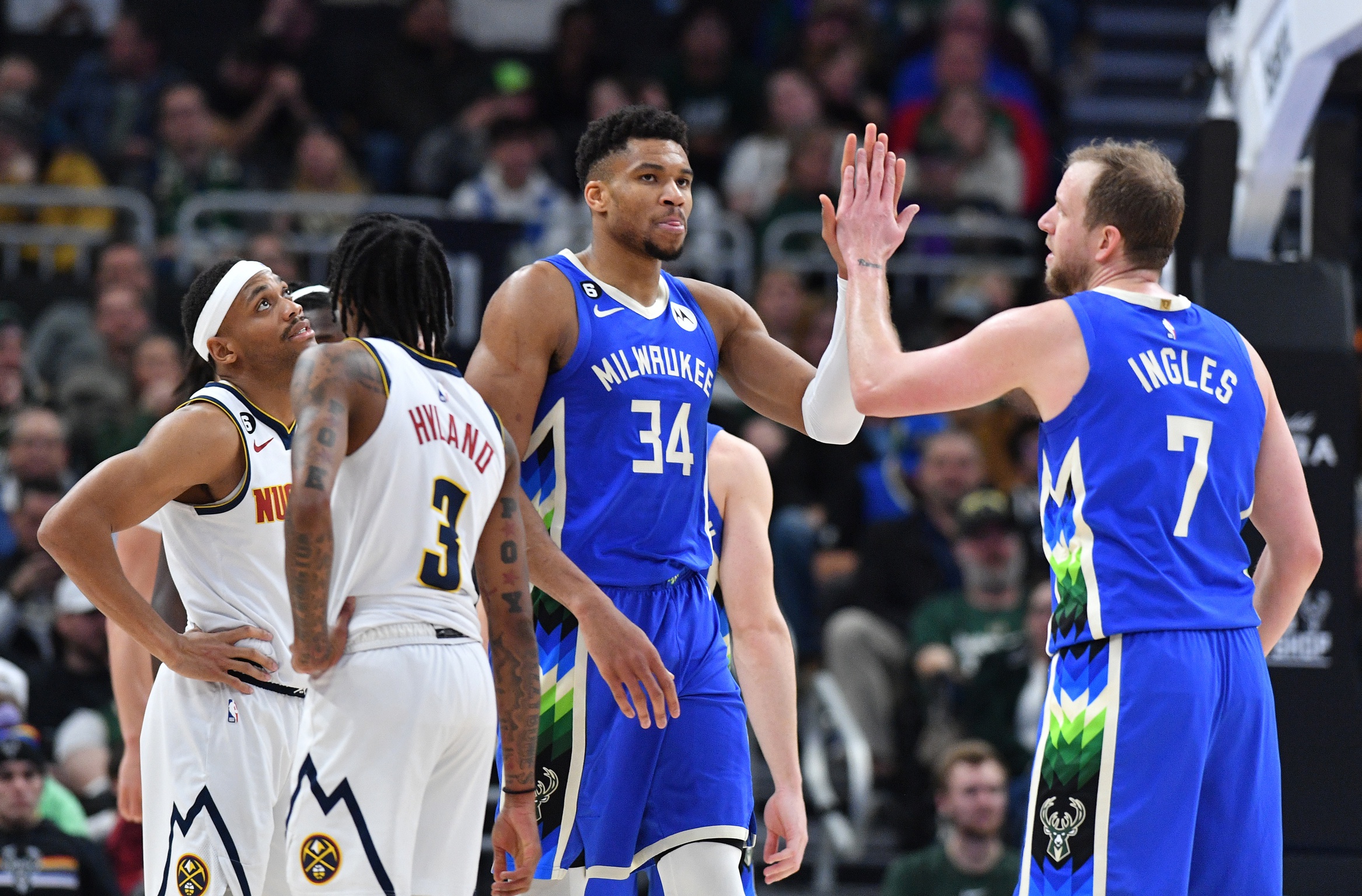Giannis Antetokounmpo Has Huge Second Half In Milwaukee Bucks' Win Against Shorthanded Denver Nuggets
