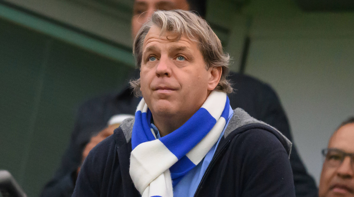 Todd Boehly at a Chelsea match.