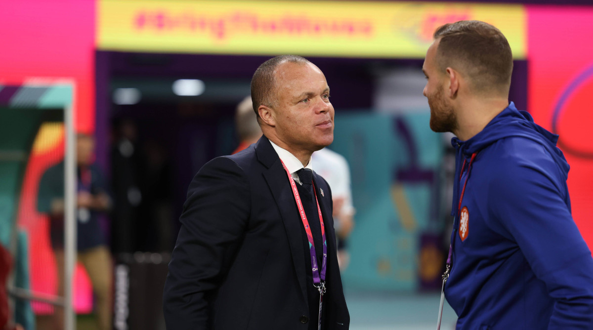 Earnie Stewart at the 2022 World Cup.