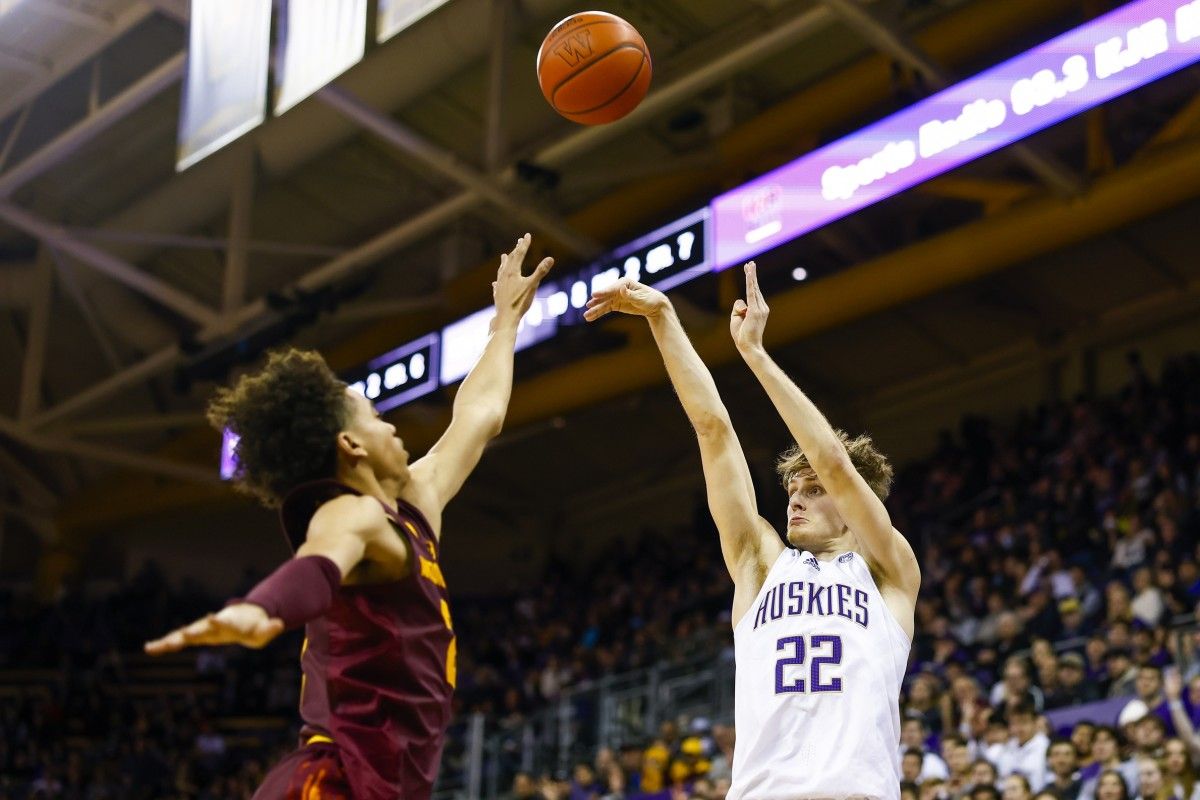 Cole Bajema's three consecutive 3-pointers helped bring the UW back from a 12-0 opening deficit and provide a 14-point lead in the first half.
