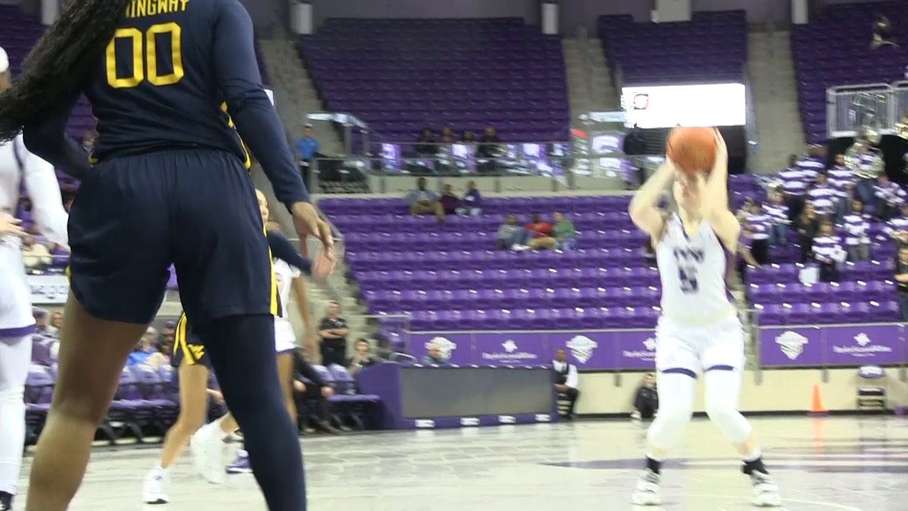 WATCH! TCU Women's Basketball Falls to West Virginia, 6255 Sports