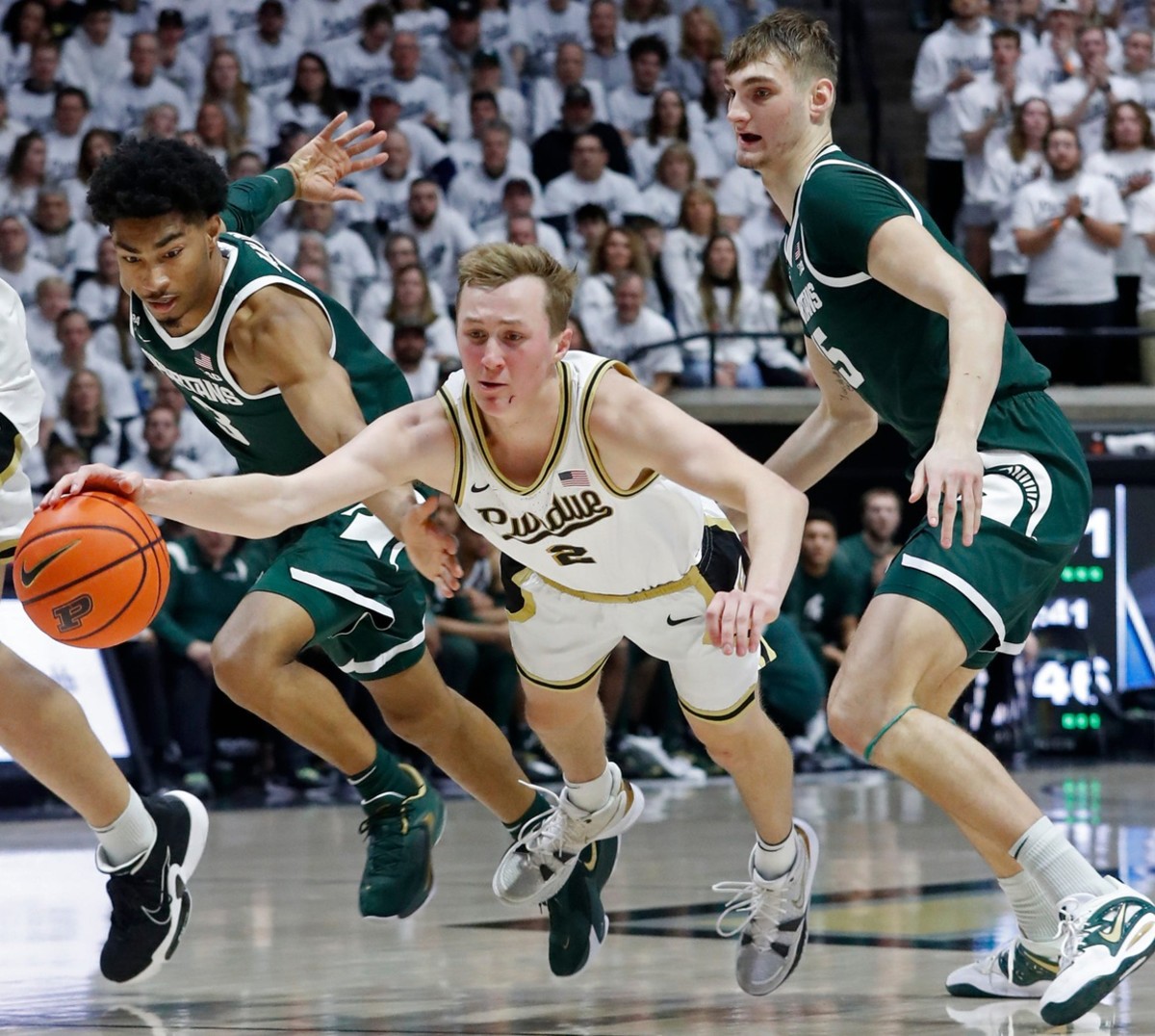 PHOTO GALLERY No. 1 Purdue Basketball Routs Michigan State at Mackey