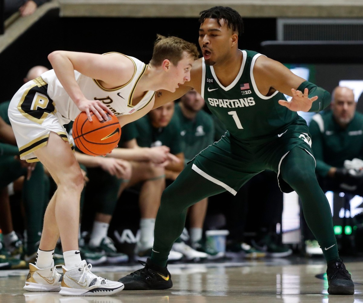 PHOTO GALLERY No. 1 Purdue Basketball Routs Michigan State at Mackey
