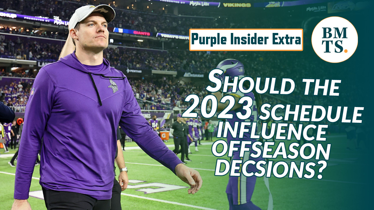Brutal 2023 schedule should influence Vikings’ offseason decisions