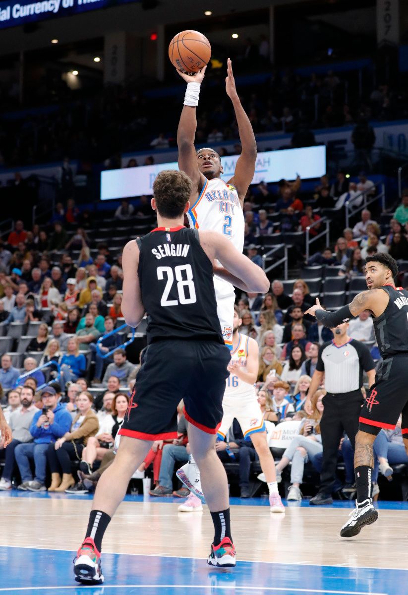 Alperen Sengun, Shai Gilgeous-Alexander, Houston Rockets