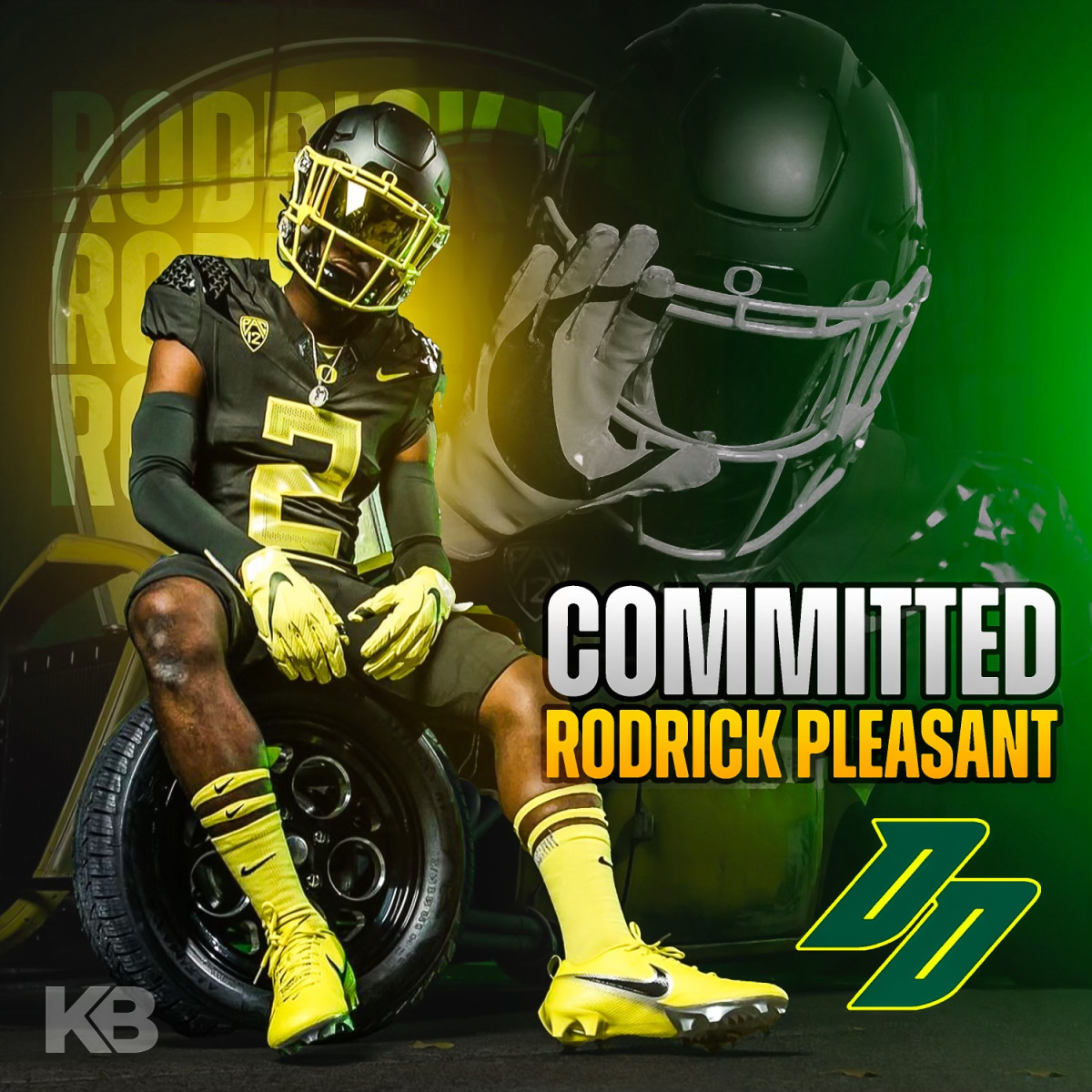 Rodrick Pleasant Commitment Graphic