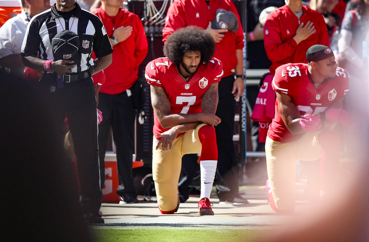 Kaepernick started kneeling in 2016, the same year he connected with Meiselas, who was litigating police-related deaths.