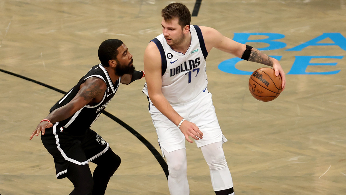 Luka Doncic and Kyrie Irving