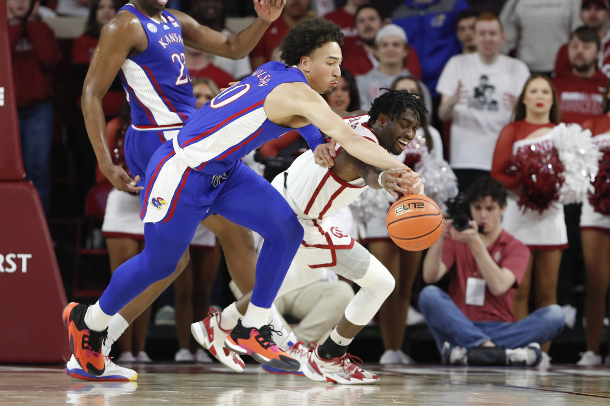 OU Basketball Kansas Pummels Oklahoma as Sooners Drop Seventh Straight