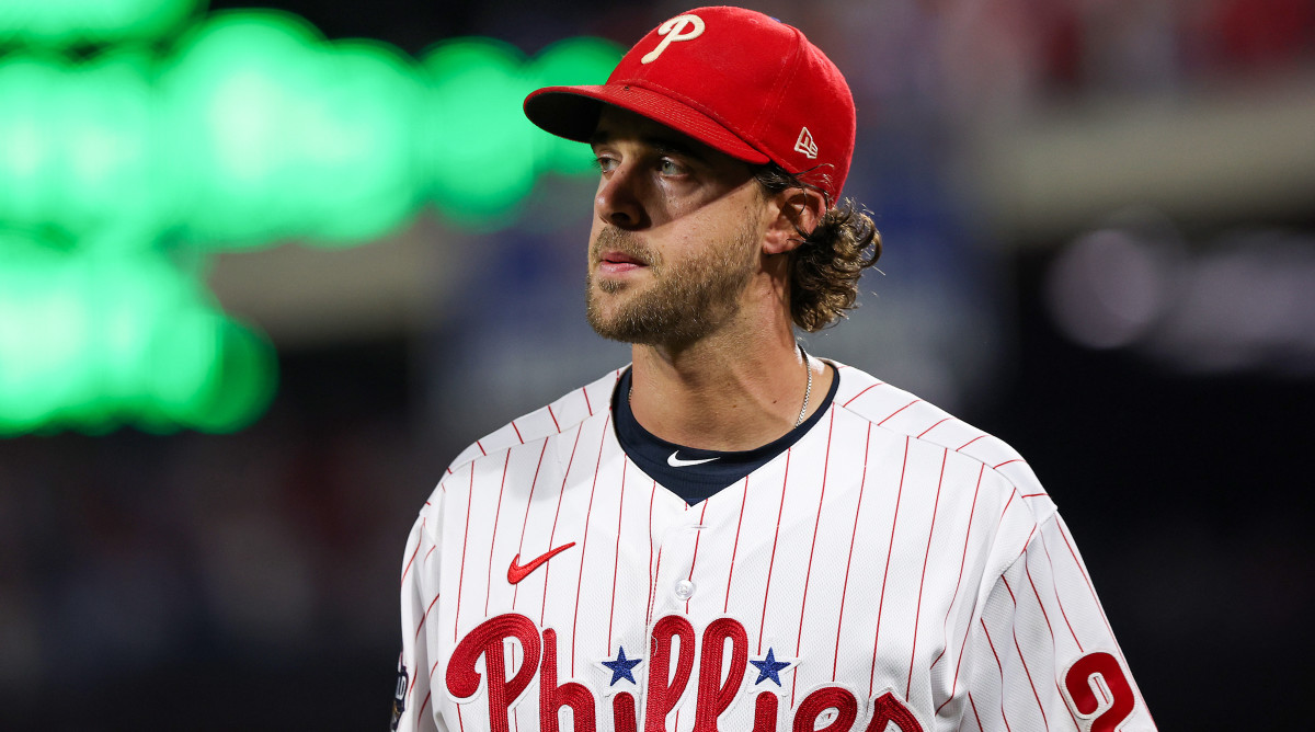 Phillies pitcher Aaron Nola