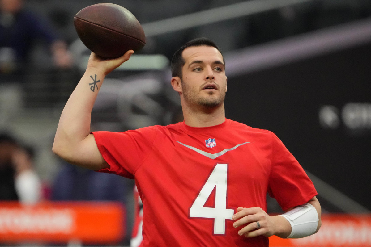 Quarterback Derek Carr was released by the Las Vegas Raiders on Feb. 14.