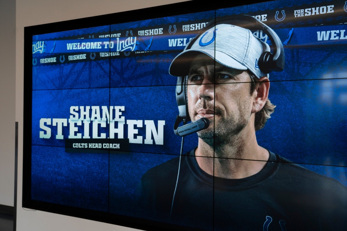 The Indianapolis Colts named Shane Steichen their new coach after he was the offensive coordinator with the Philadelphia Eagles.