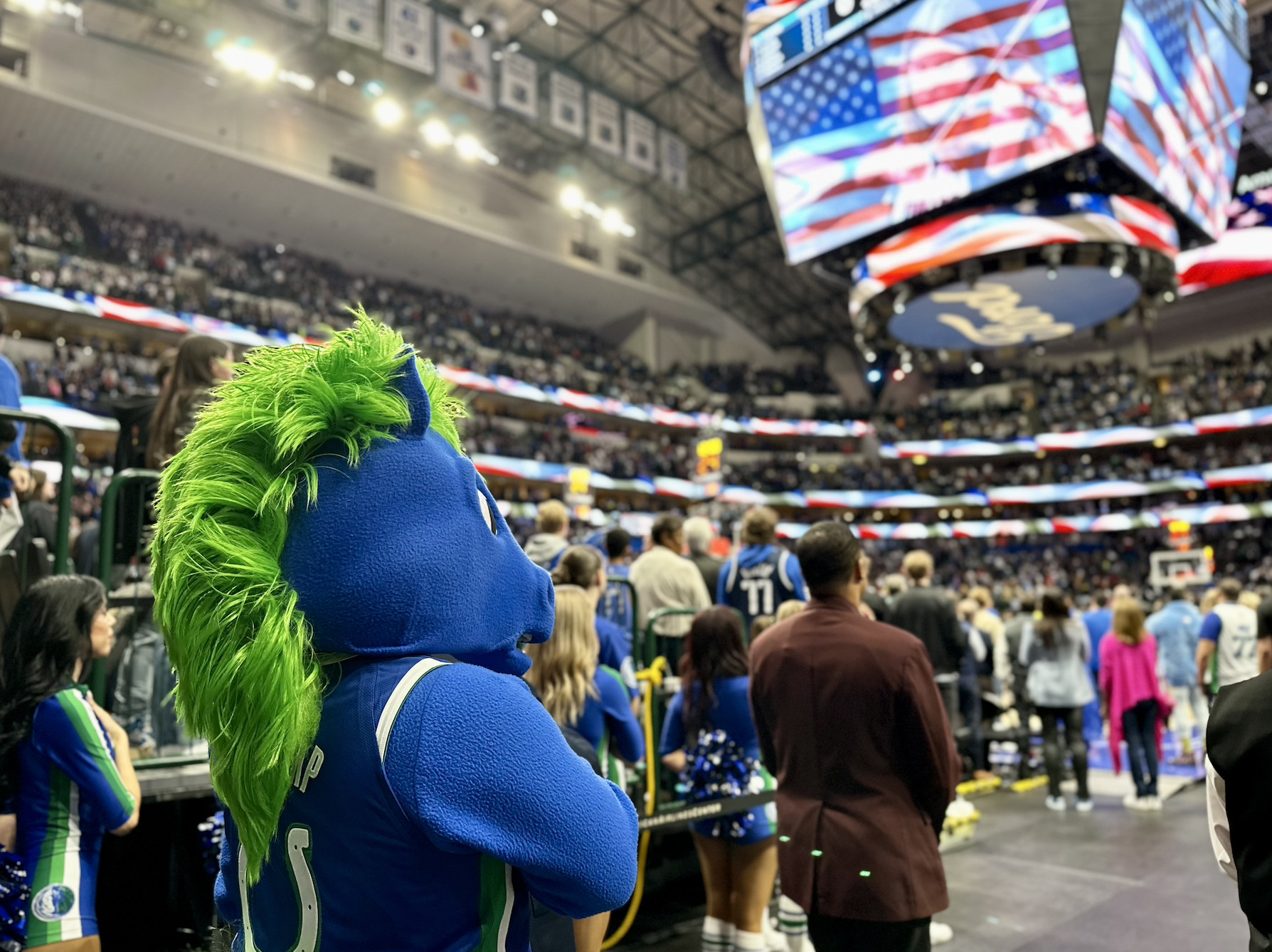 Chasing 'Champ' Dallas Mavericks Mascot Beloved By Luka Doncic