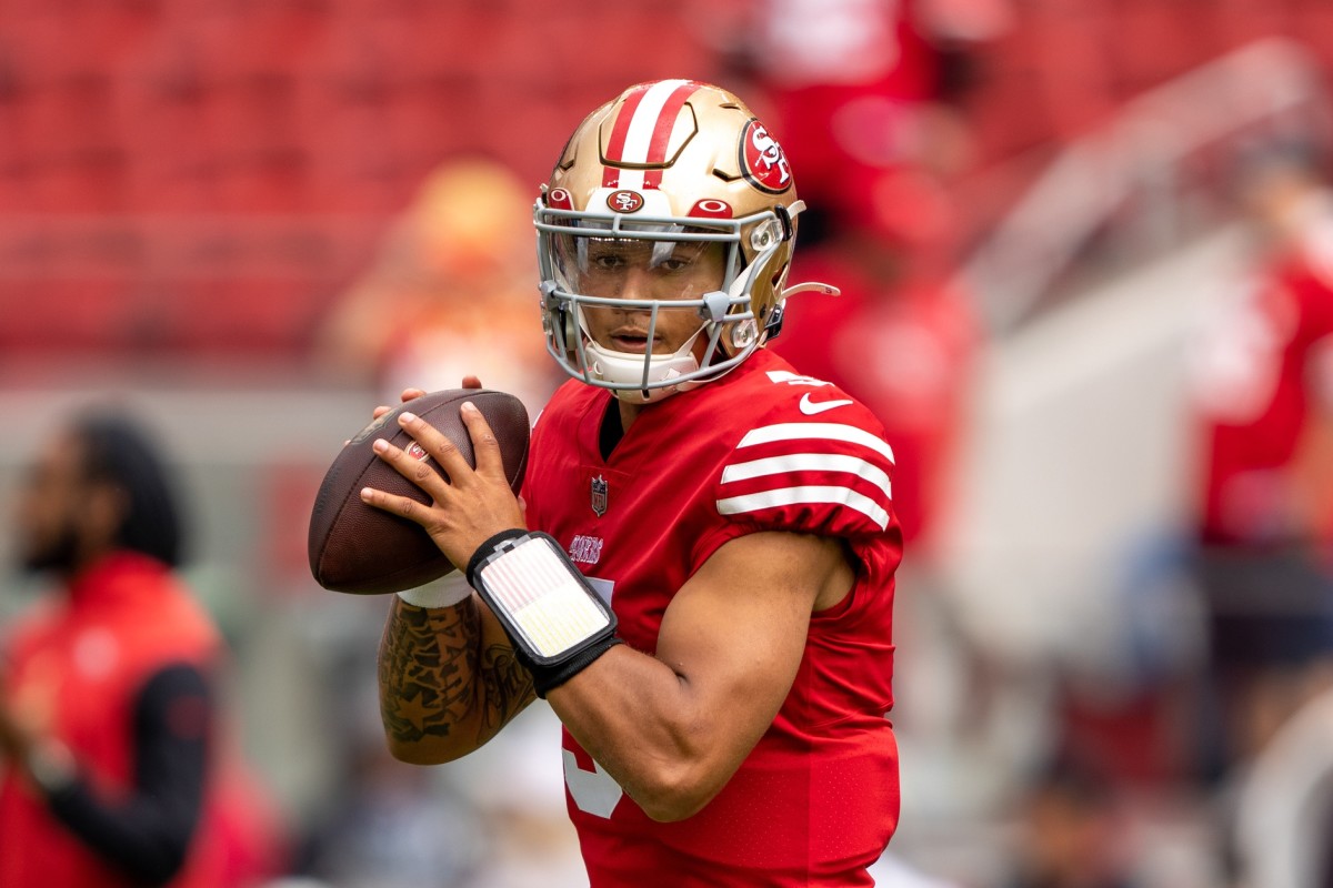 49ers quarterback Trey Lance might have to compete against Brock Purdy this offseason for the starting job.