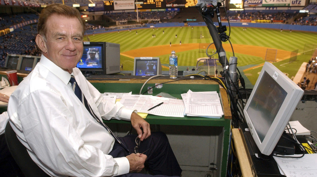 Tim McCarver at the 2003 World Series.