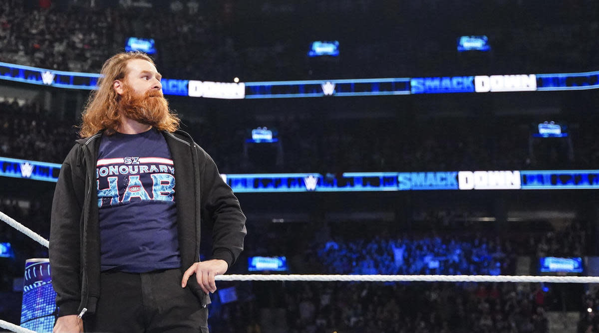 WWE Opts Not to Go All-in on Sami Zayn at Elimination Chamber ...