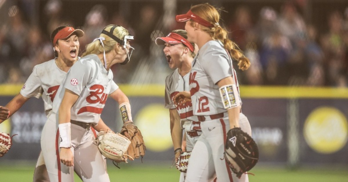 Alabama Softball RunRules Indiana to Cap Saturday Doubleheader Sweep
