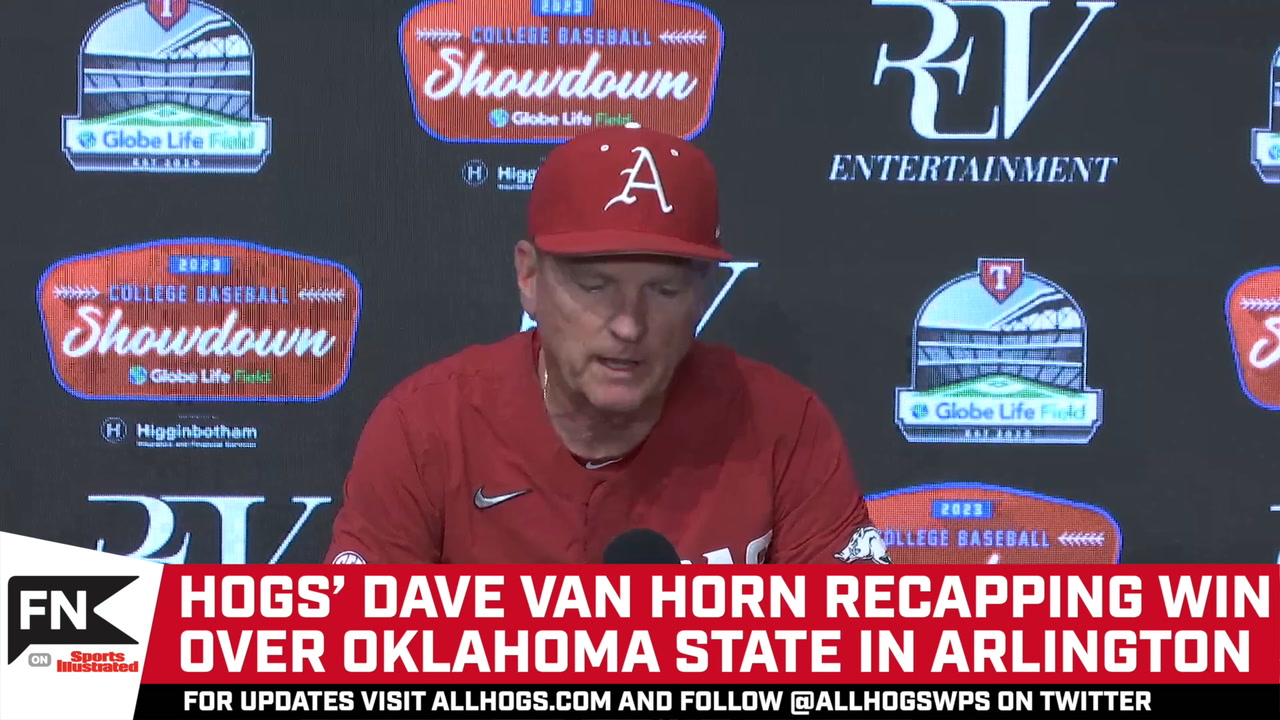 Hogs' Dave Van Horn on Win Over Oklahoma State Sports Illustrated All