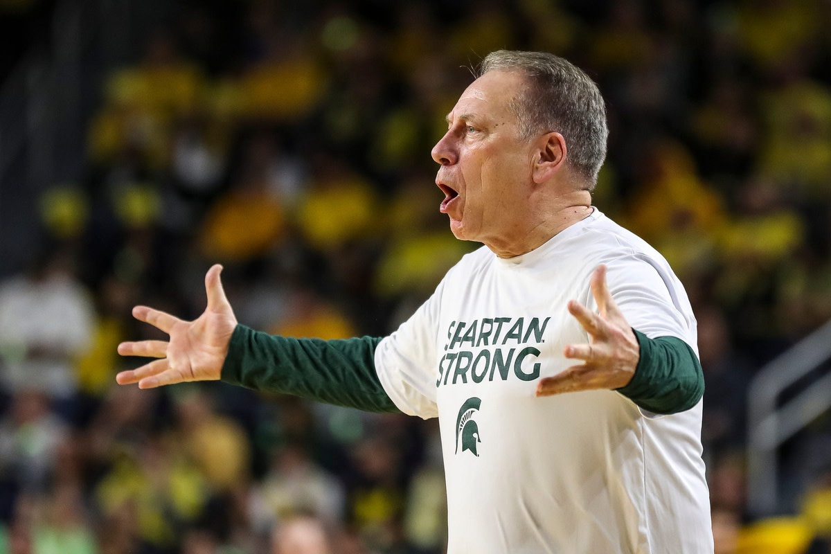 Michigan State Basketball Coach Tom Izzo Previews Indiana Game Sports