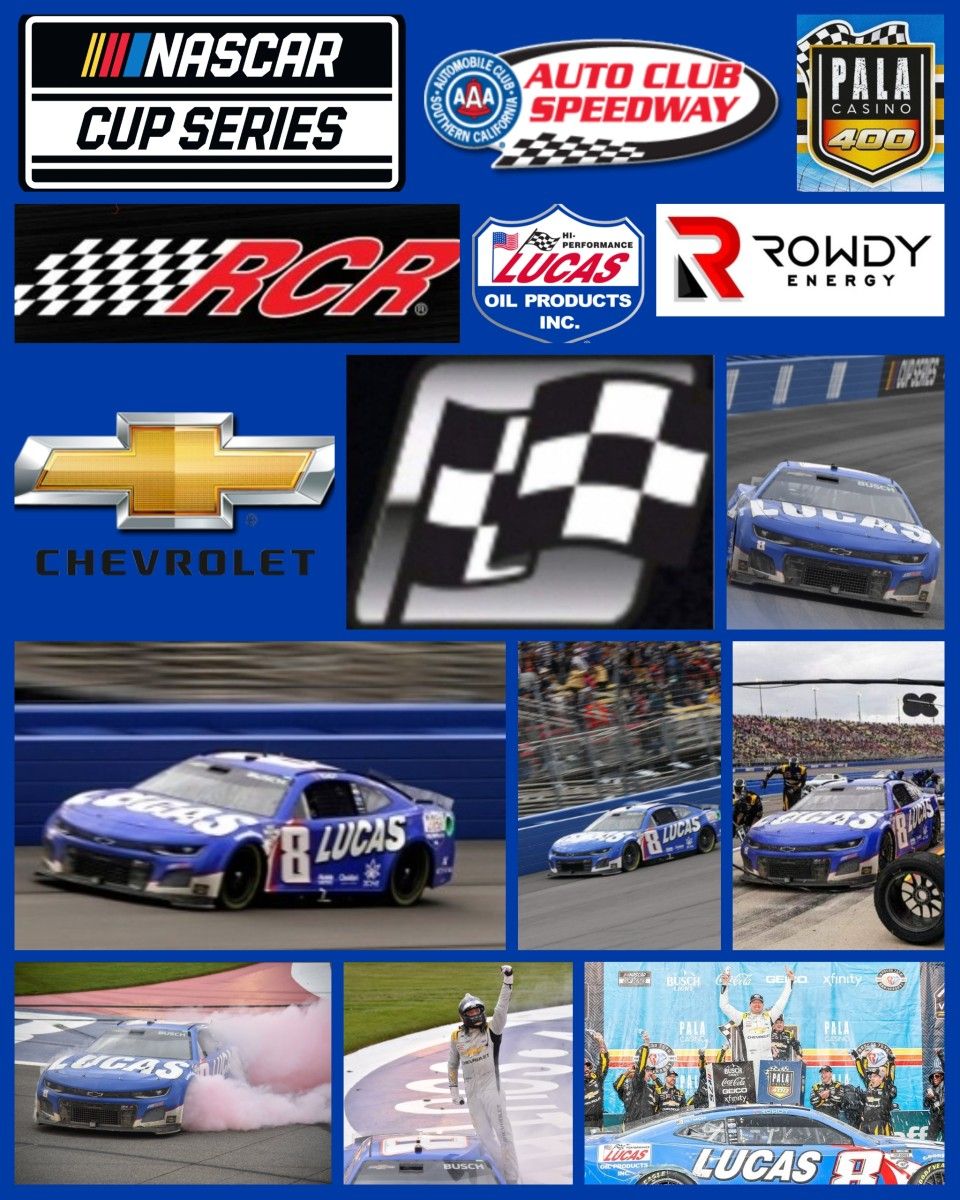 Complete NASCAR Cup results, updated point standings from Fontana ...