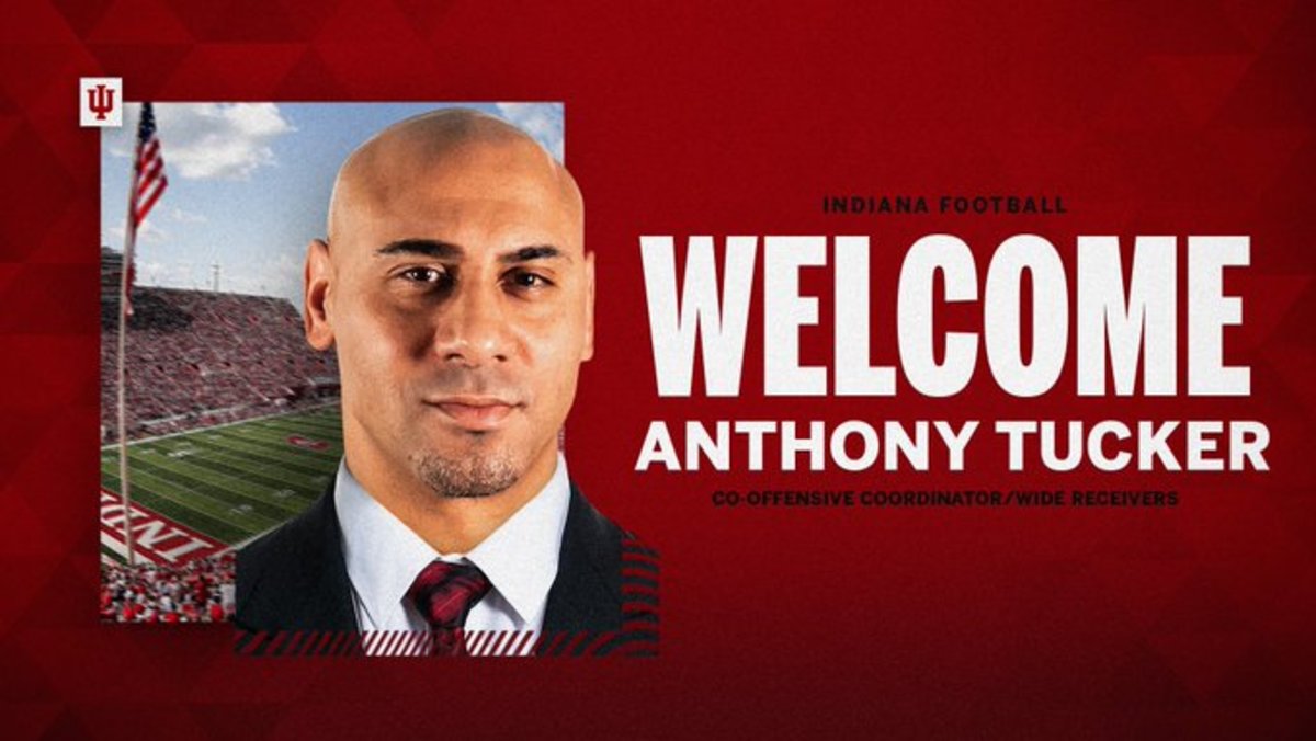 Anthony Tucker Named Indiana Football CoOffensive Coordinator, Wide Receivers Coach Sports