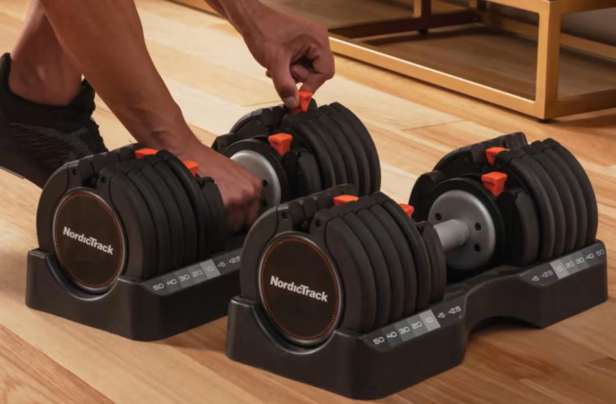 NordicTrack 55 Lb. Select-A-Weight Dumbbells_Source NordicTrack