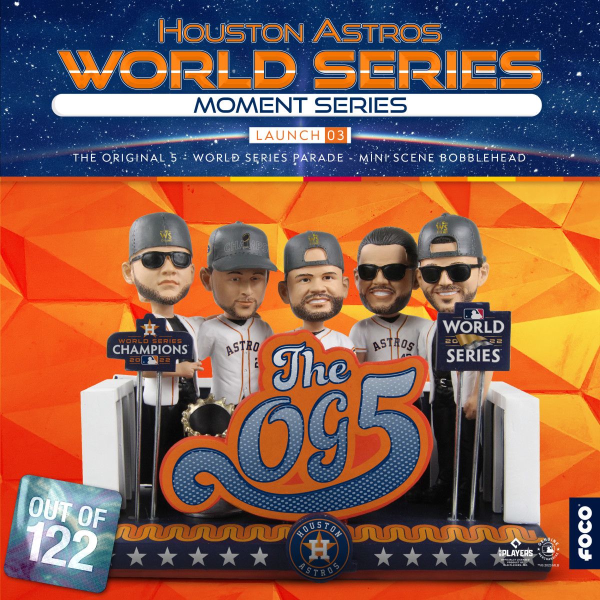 Houston Astros World Series Moment Original 5 Mini Scene