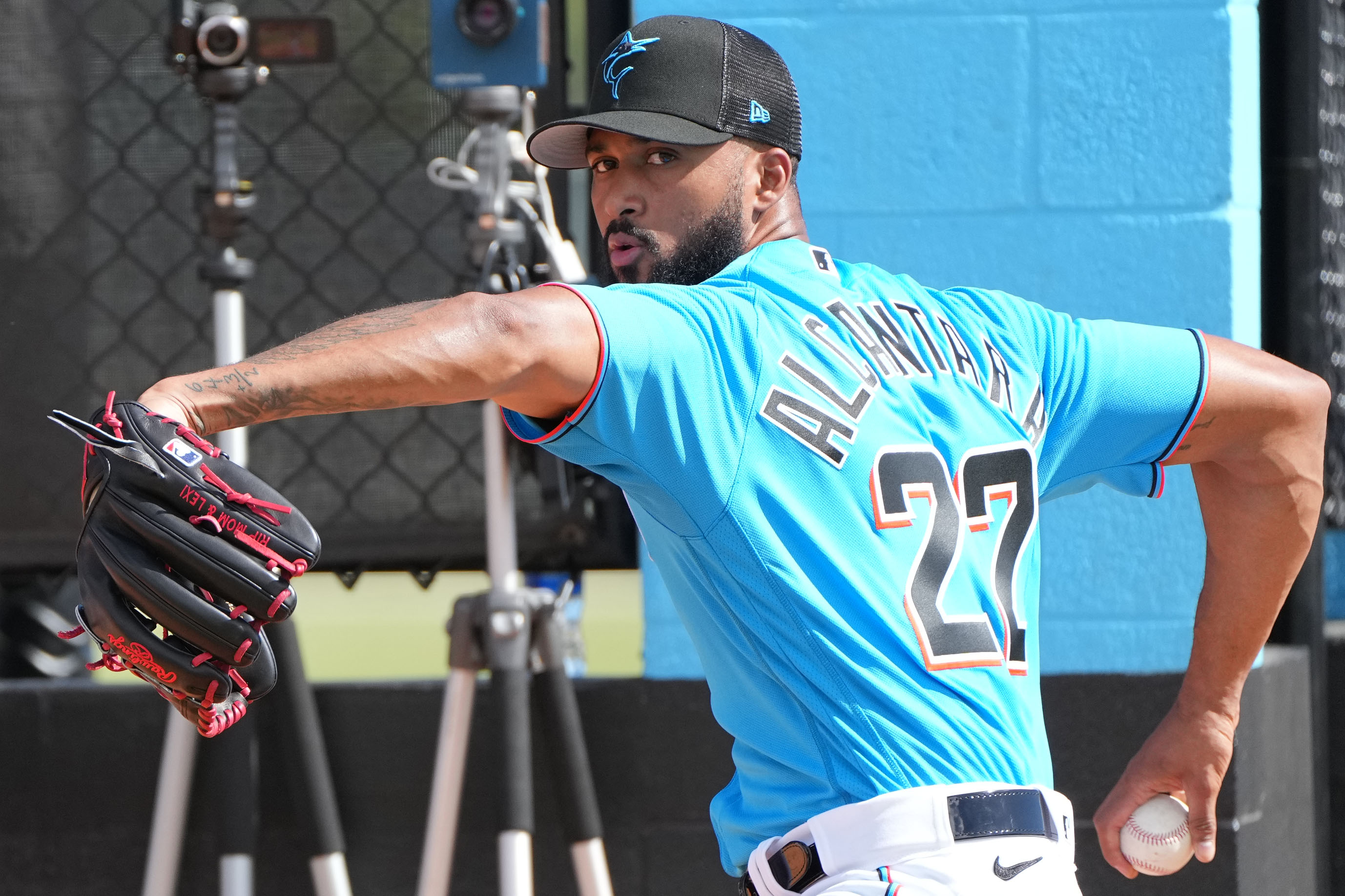 Miami Marlins pitcher Sandy Alcantara