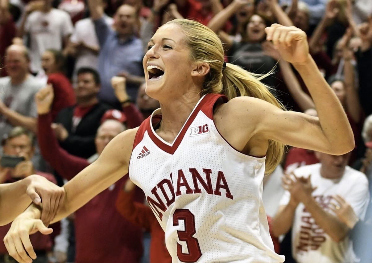 Tyra Buss and the Hoosiers win the 2018 Women's NIT.