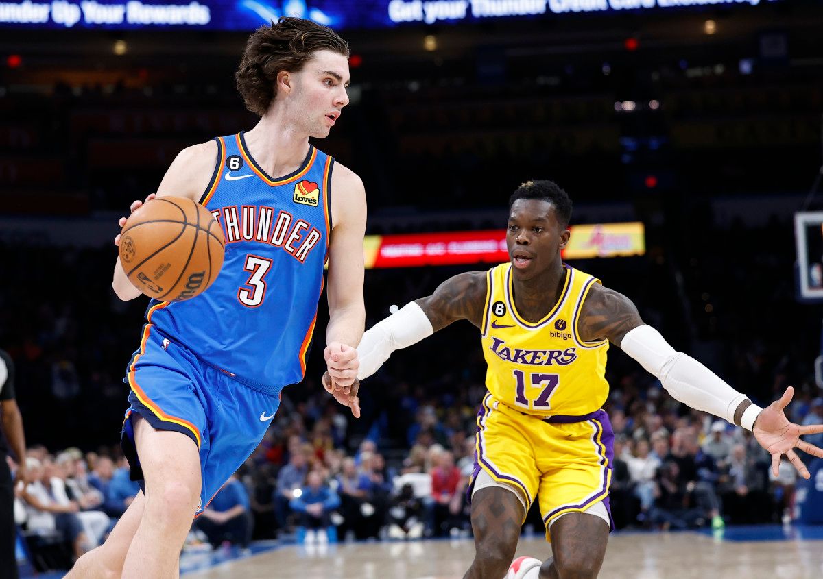 Josh Giddey, Dennis Schroder, Los Angeles Lakers