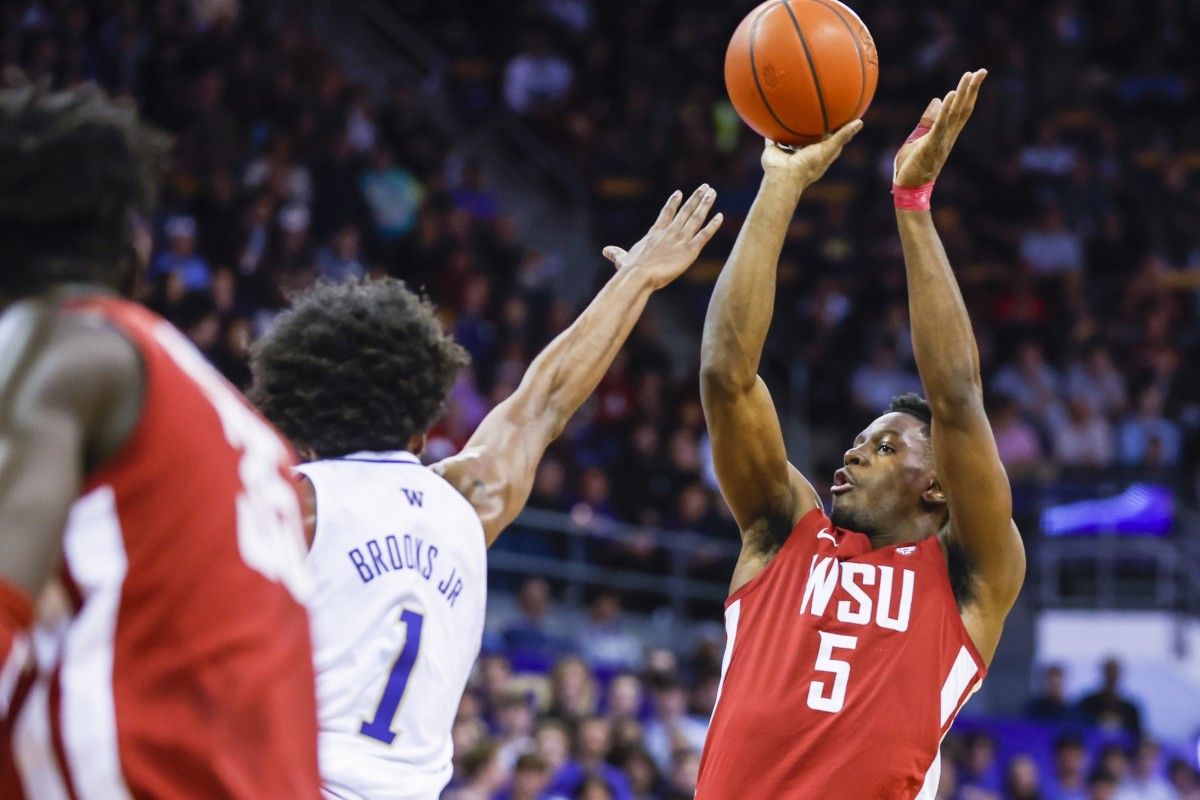TJ Bamba couldn't be stopped for the Cougars at Alaska Airlines Arena.