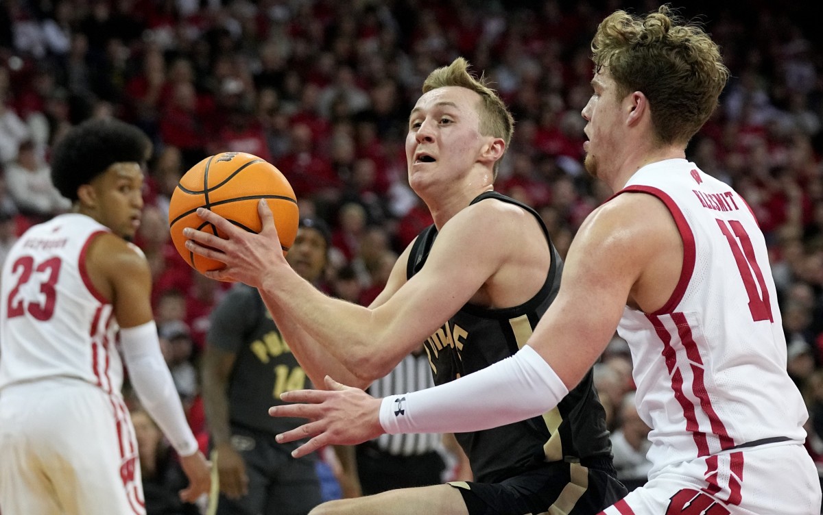 PHOTO GALLERY Purdue Holds on for 6361 Win Against Wisconsin at the