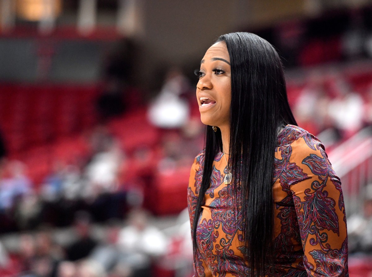 Jackson State's women's basketball head coach Tomekia Reed