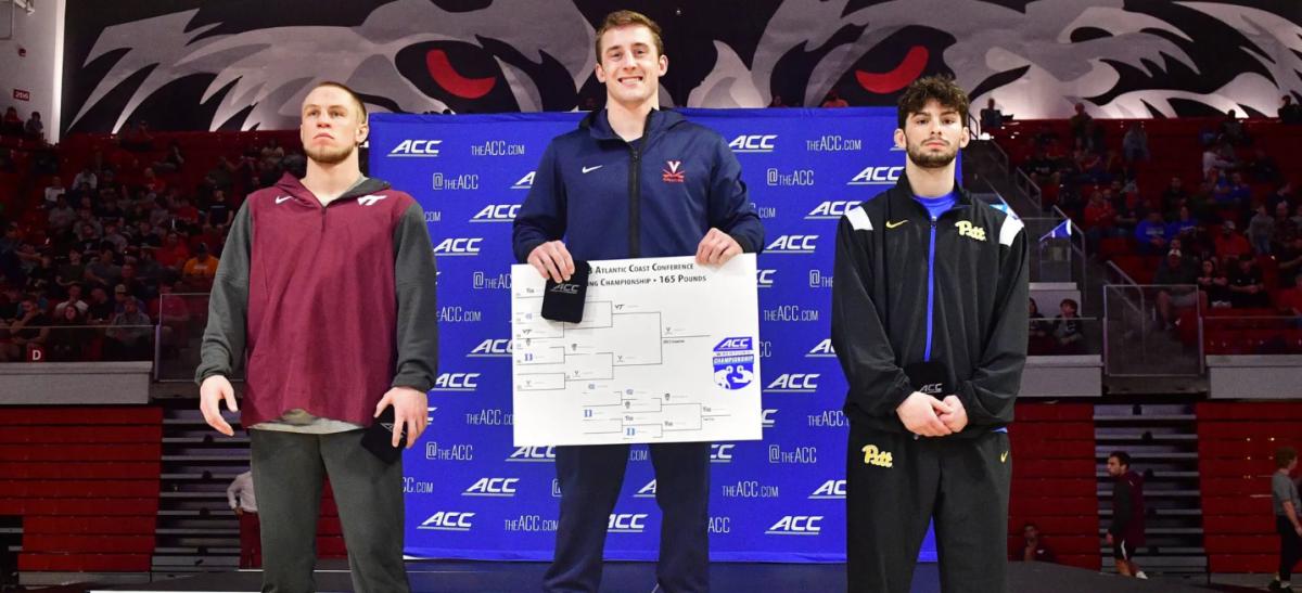Virginia's Justin McCoy Wins ACC Wrestling Title at 165 Pounds Sports