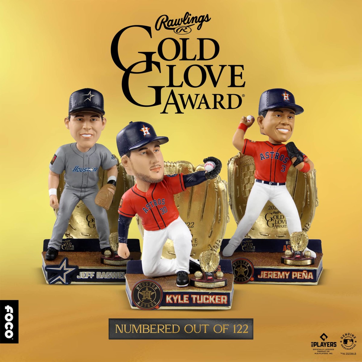 Houston Astros Gold Glove Bobbleheads