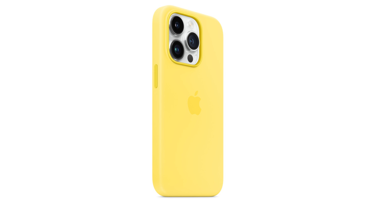 iPhone 14 Pro Silicone Case Canary Yellow