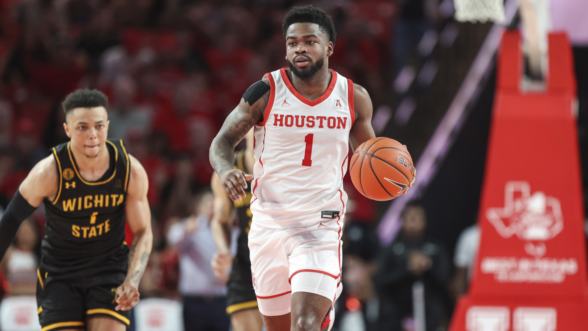 Houston Cougars guard Jamal Shead.
