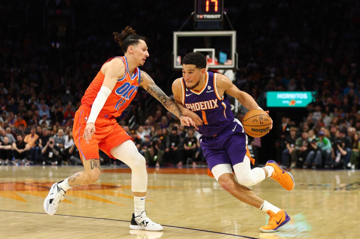 Devin Booker Powers Phoenix Suns Past Oklahoma City Thunder Sports